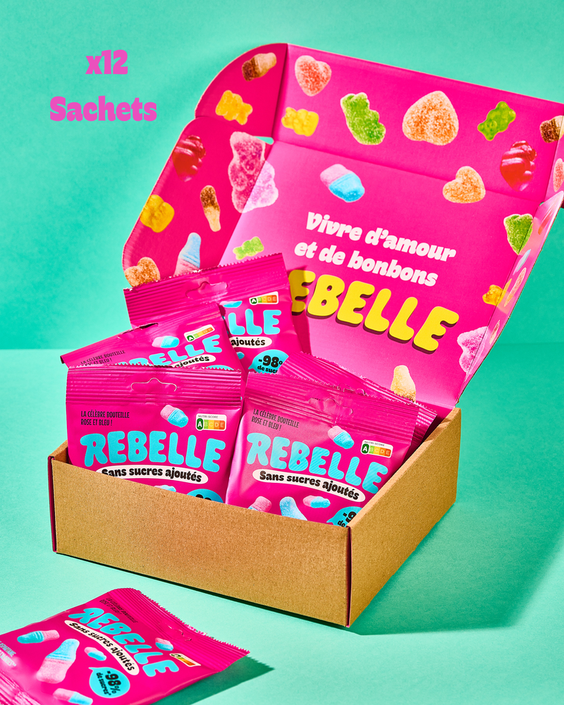 Bouteilles rose et bleu