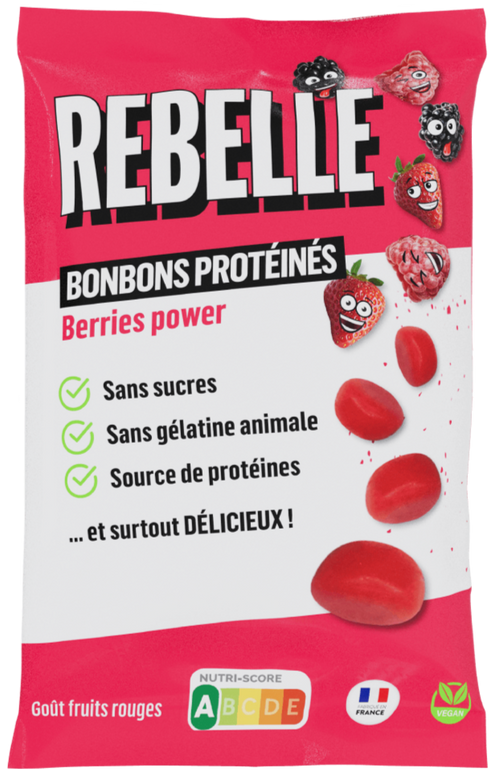 Sachet protéinés fruits rouges